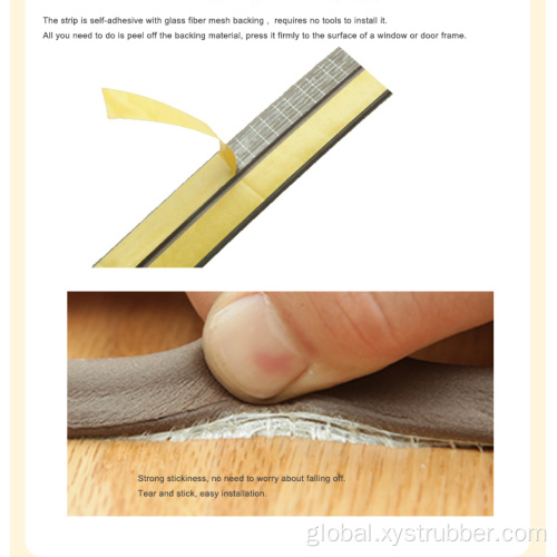 Transparent Seal Strip Sponge foam sealing strips for doors and windows Manufactory